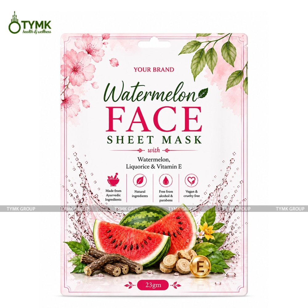 Watermelon Face Sheet Mask (98% Natural)