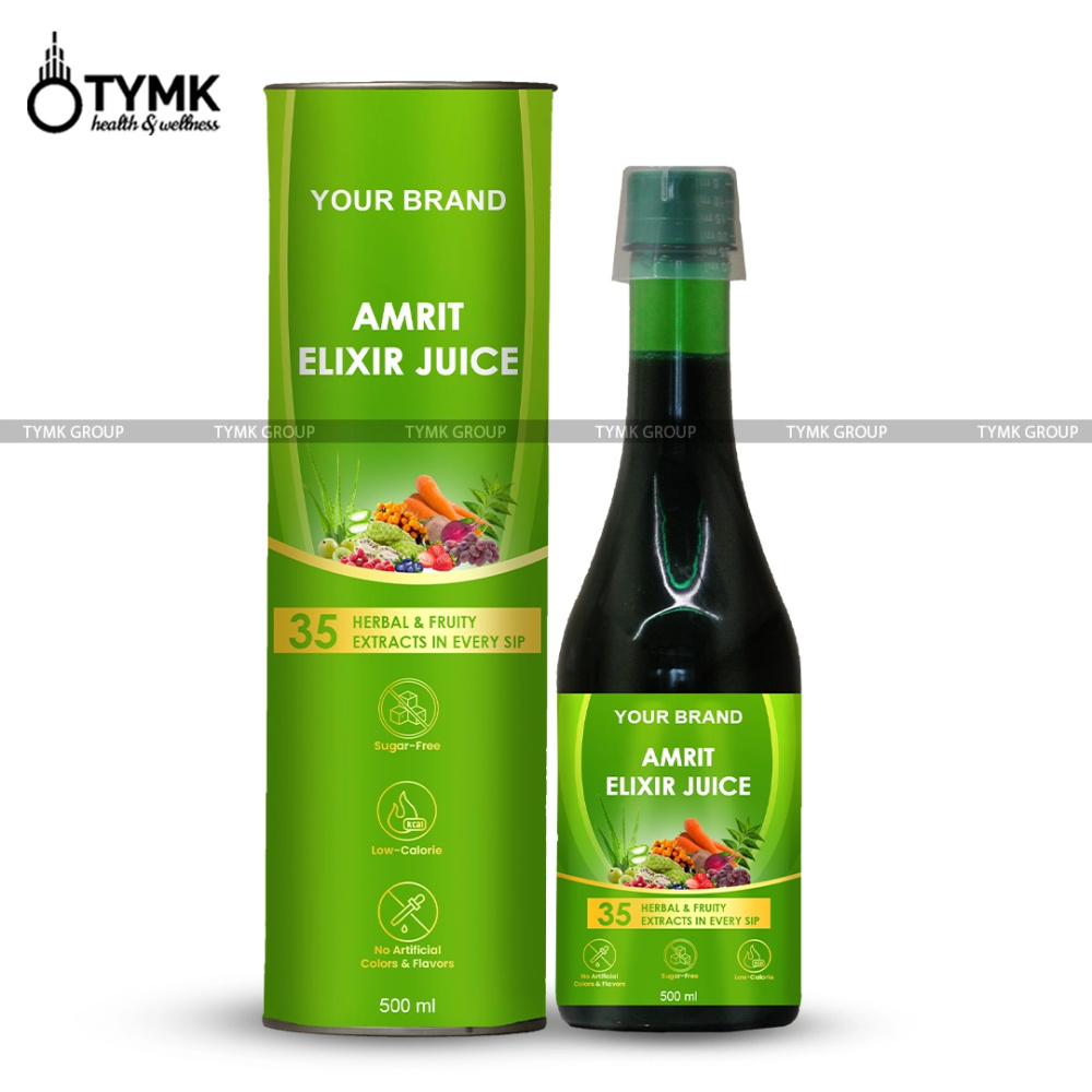 Amrit Elixir Juice (With 35 Botanical Extracts/ Herbal Superfoods / Berries/ Fruits)