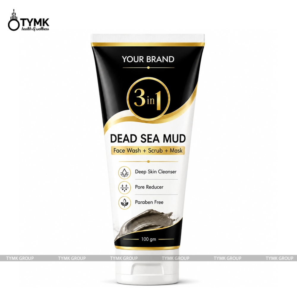 3 In 1 Face Wash + Scrub + Mask (dead Sea Mud)