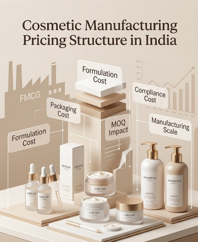 How Cosmetic Manufacturing Pricing Actually Works in India