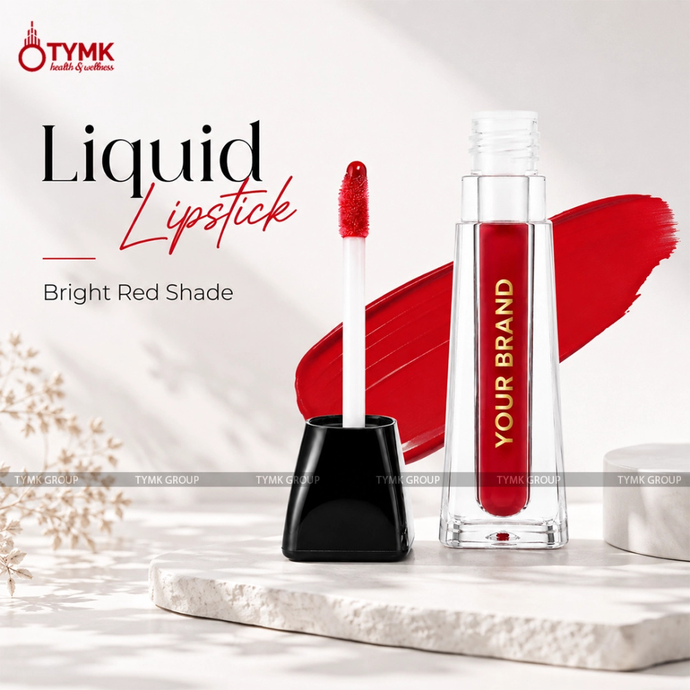 Opulent Glam Liquid Lipstick (Bright Red) (Long Lasting)