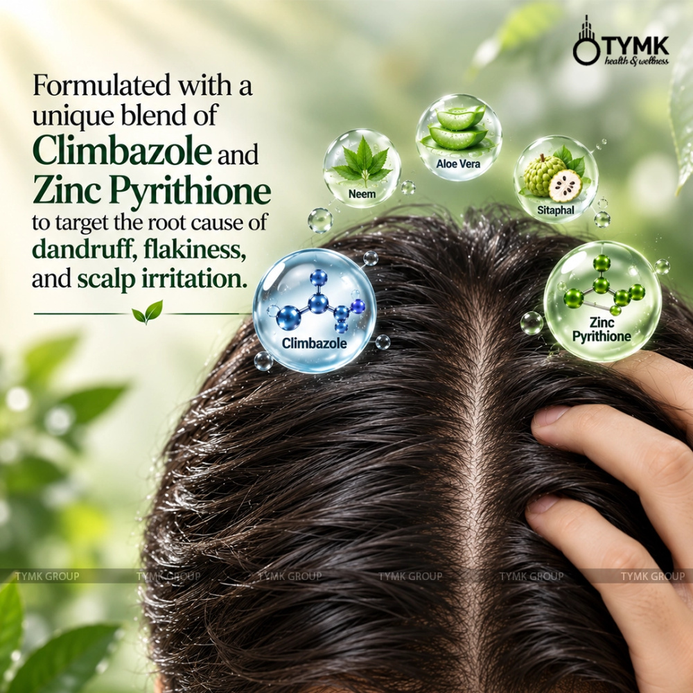 Anti Dandruff Shampoo (with Neem,aloevera & Sitafal Seeds)