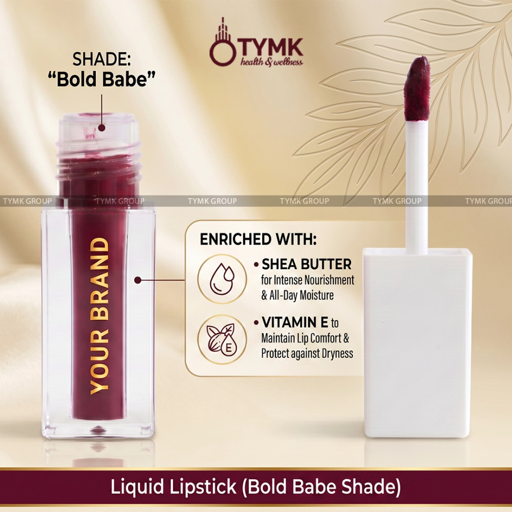 PRIME OPULENT - Liquid Lipstick (Bold Babe Shade) (Long Lasting)