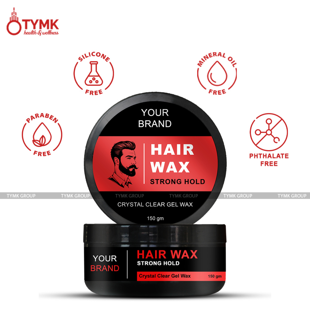 Hair Wax (crystal Clear Gel Wax) (strong Hold)  (sls/paraben Free)