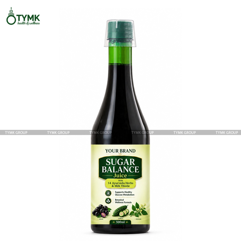 Sugar Balance Juice (Diabetes Care) (With 14 Ayurveda Herbs & Milk Thistle)