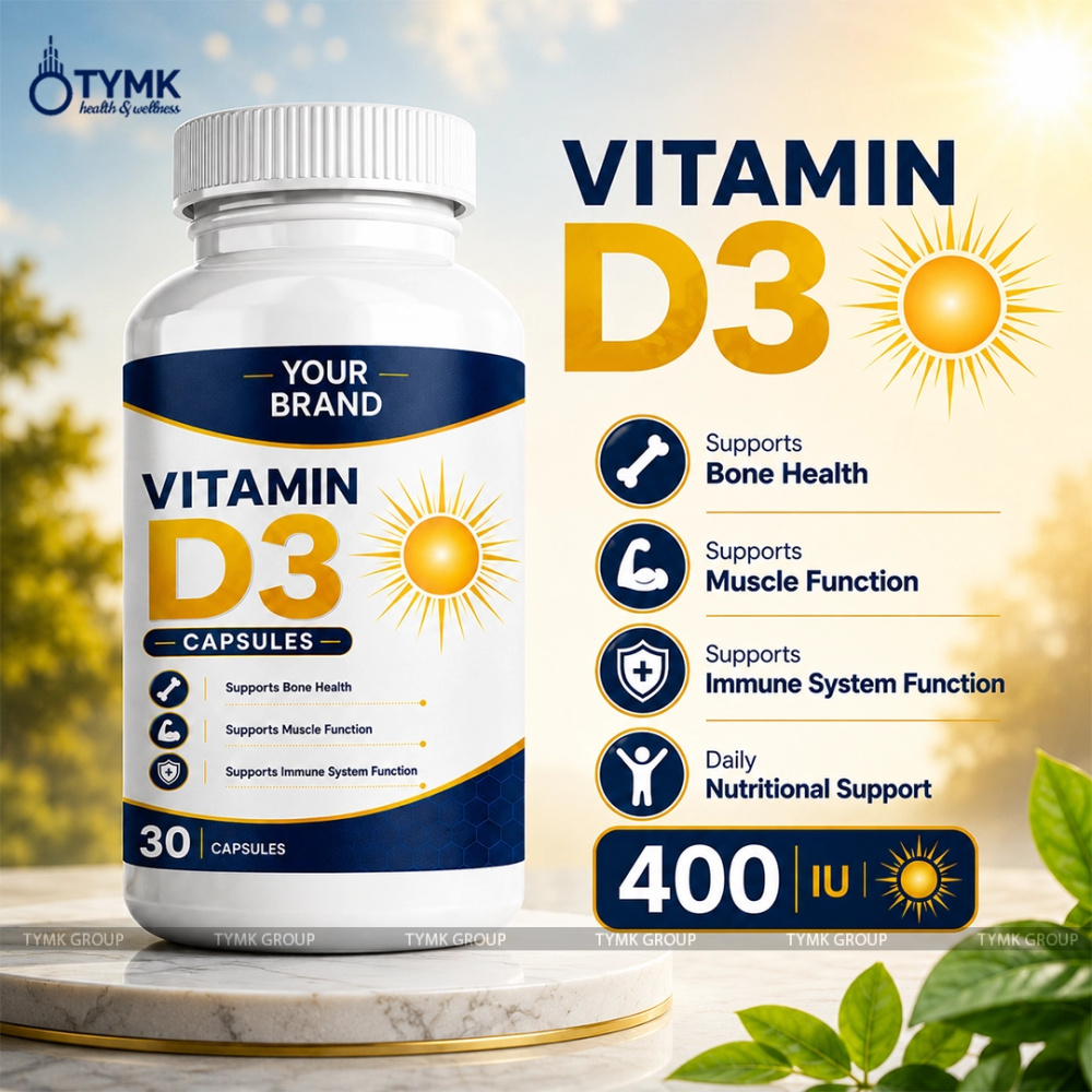Vitamin D3 Capsules (1000 IU)