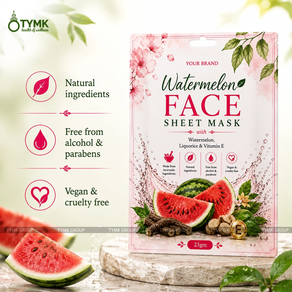 Watermelon Face Sheet Mask (98% Natural)