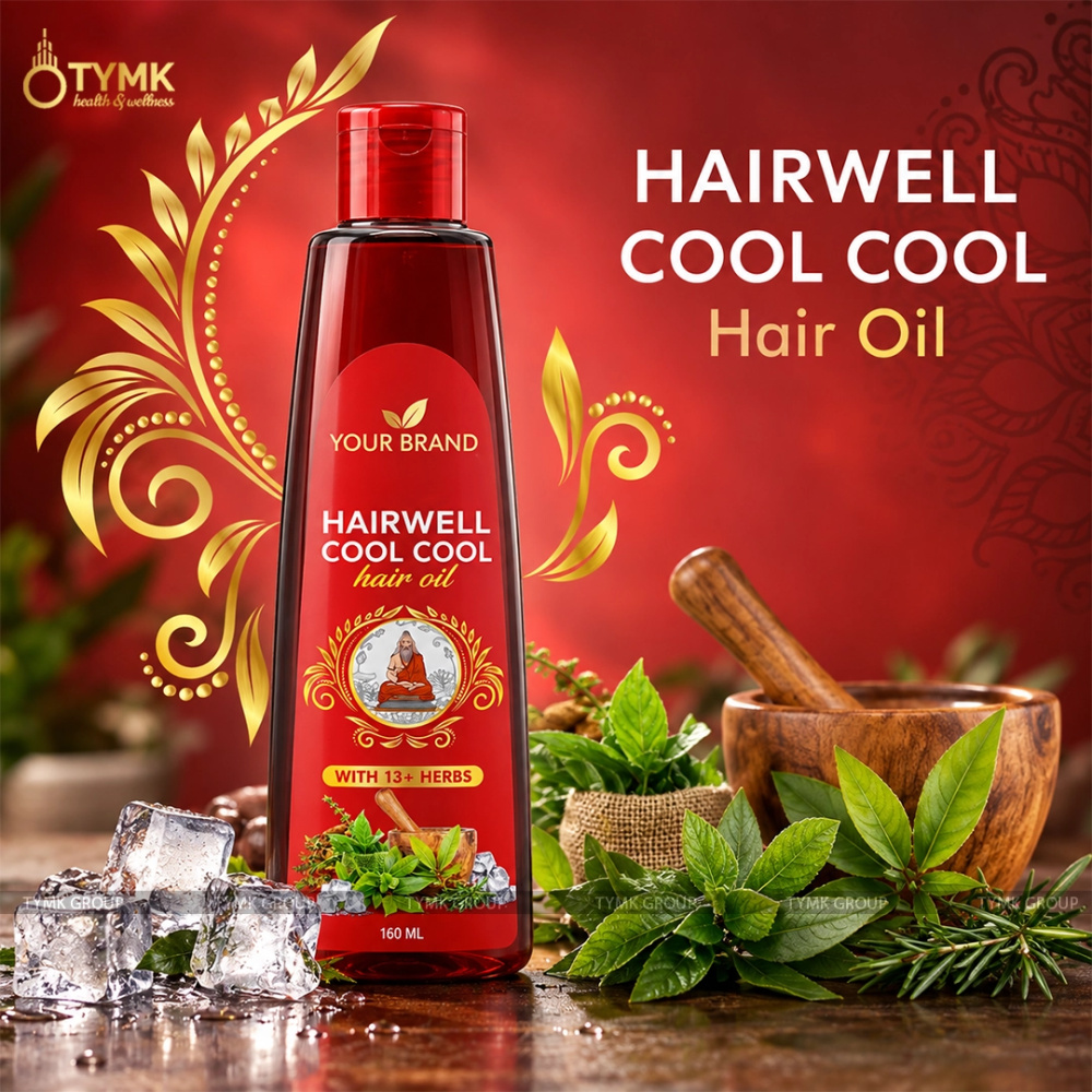 Hairwell Cool Cool Hair Oil (with 13+ Herbs)