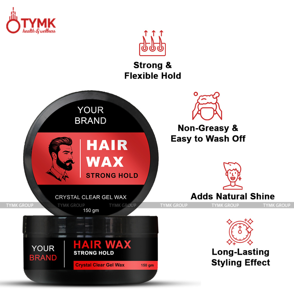 Hair Wax (crystal Clear Gel Wax) (strong Hold)  (sls/paraben Free)