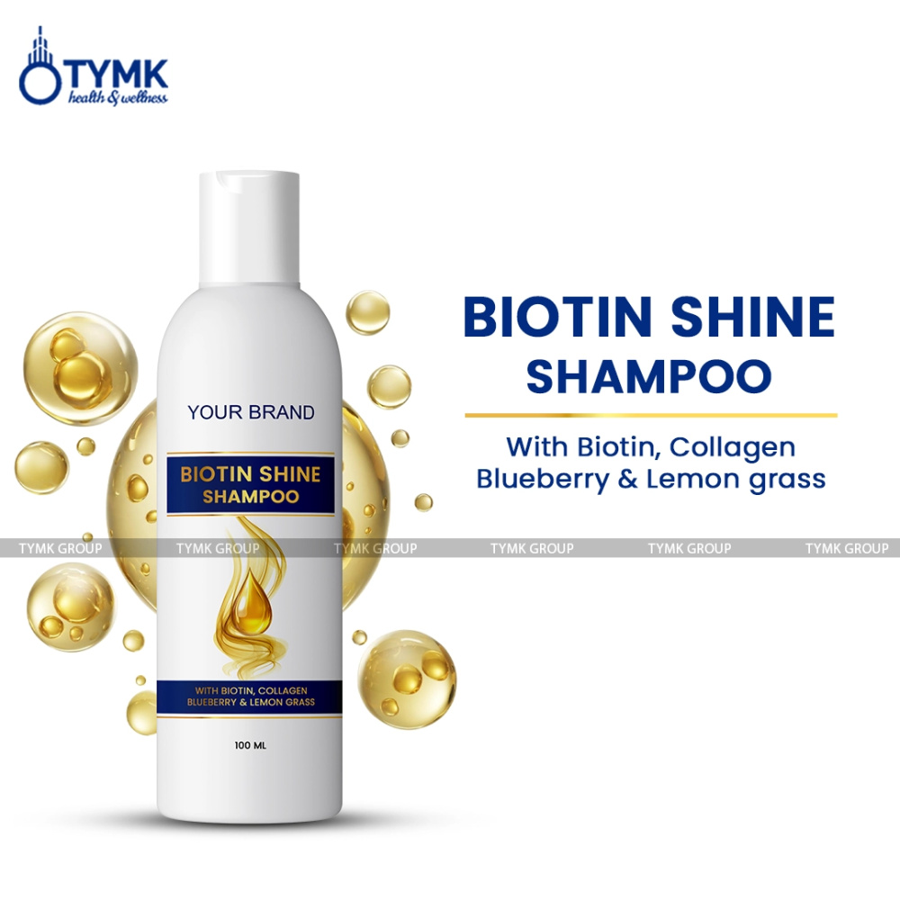 Biotin Shine Shampoo (with Biotin, Collagen, Blueberry & Lemon grass) (Sulfate free)