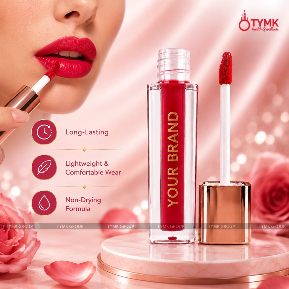 Opulent Glam Liquid Lipstick (Fuchsia Shade) (Long Lasting)