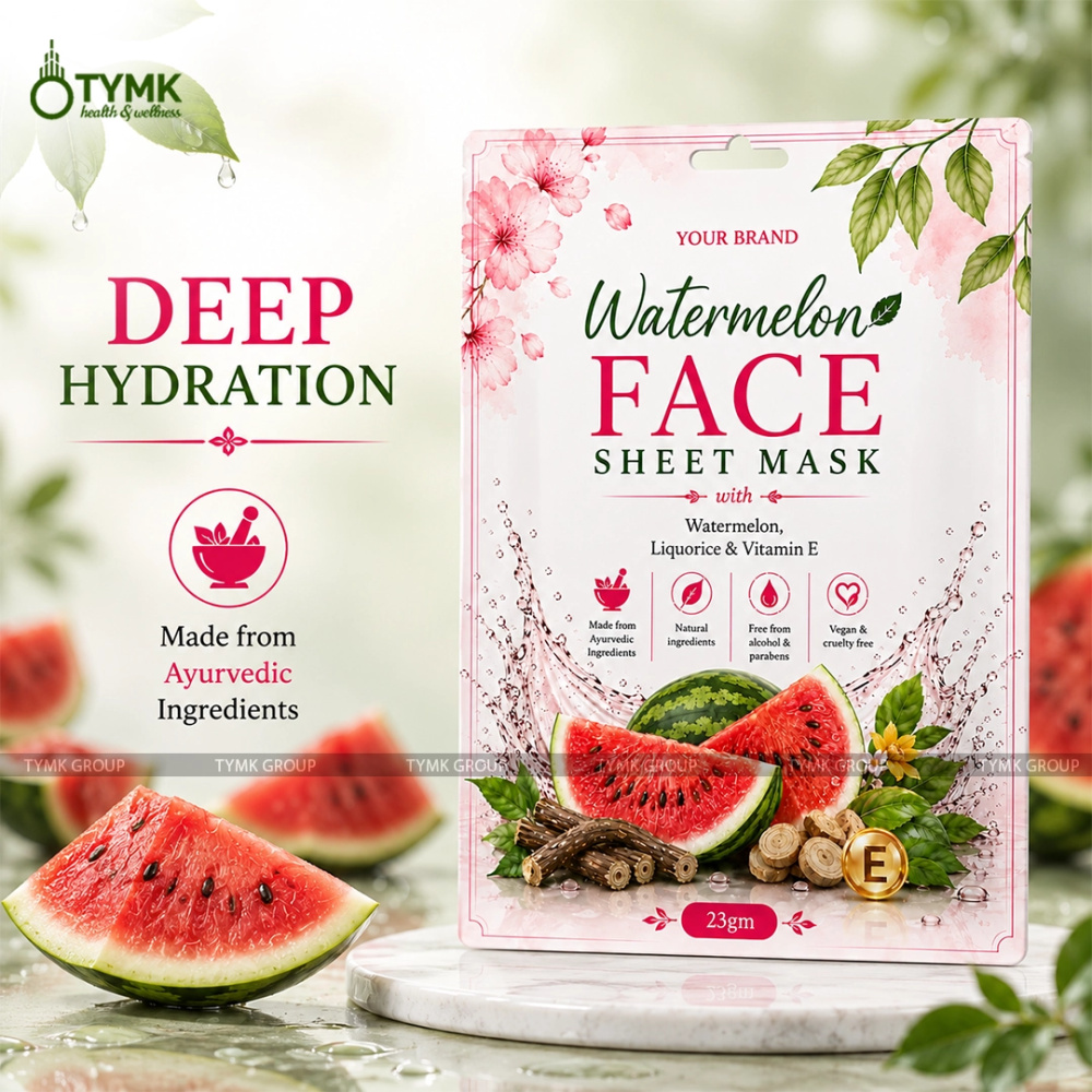 Watermelon Face Sheet Mask (98% Natural)