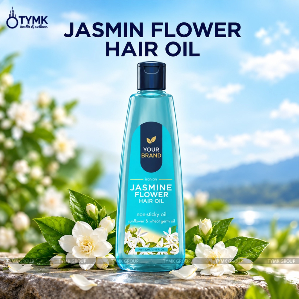 Jasmine Hair Oil (with Sunflower & Wheat Germ Oil)