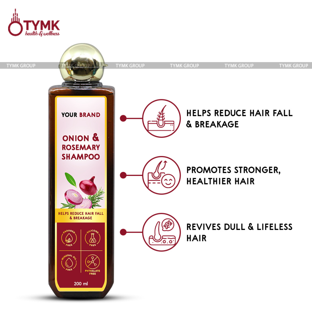 Onion And Rosemary Shampoo (Paraben Free) (Sulfate Base)
