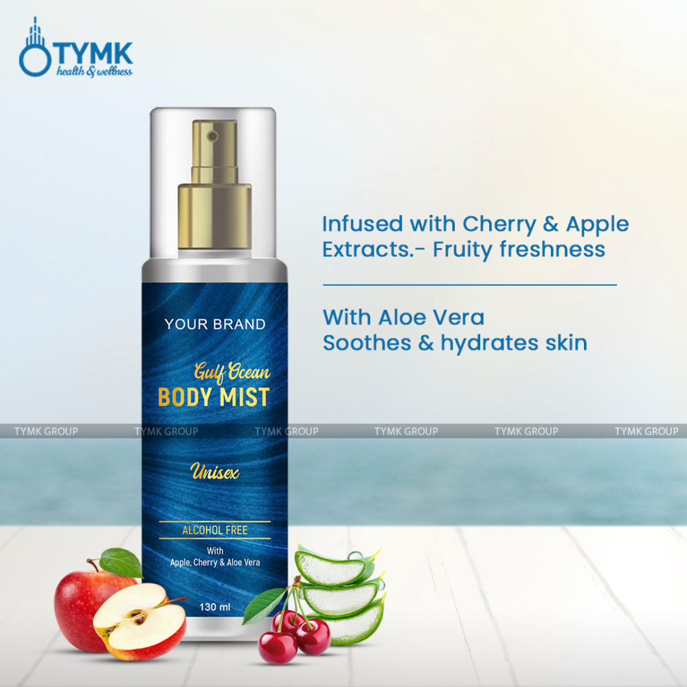 Gulf Ocean Body Mist/ DEO ( ❗ALCOHOL Free) Unisex - (with Apple, Cherry & Aloe Vera)