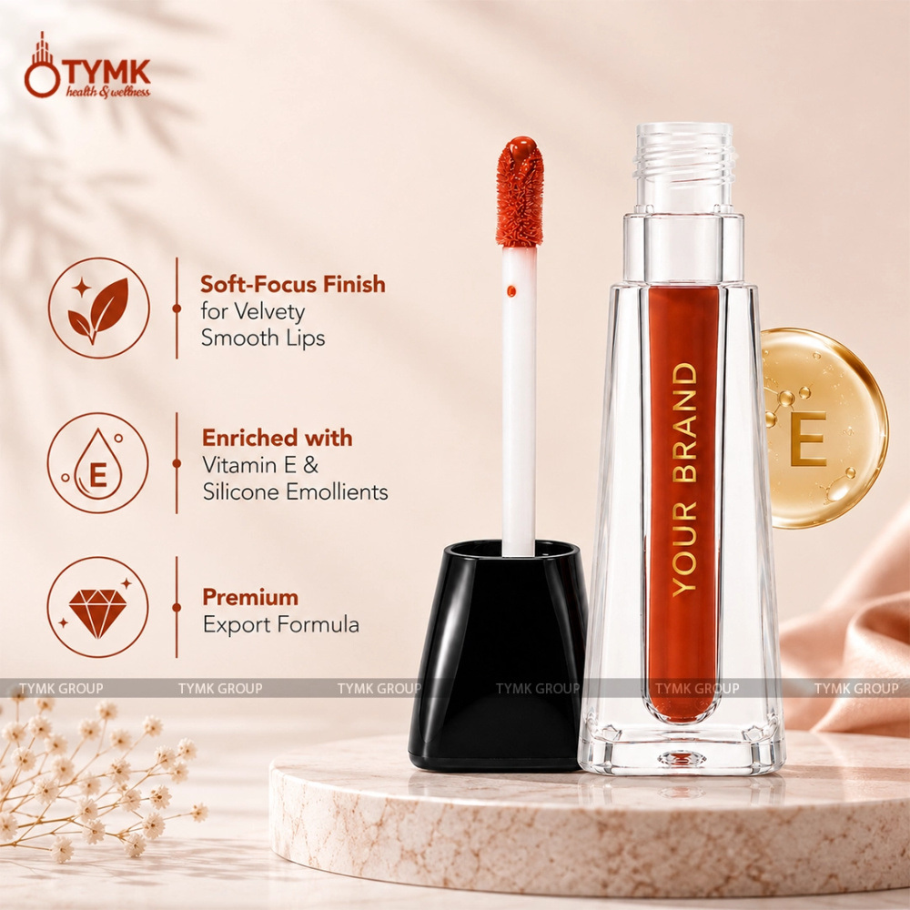 Opulent Glam Liquid Lipstick (Toasted Almond) (Long Lasting)