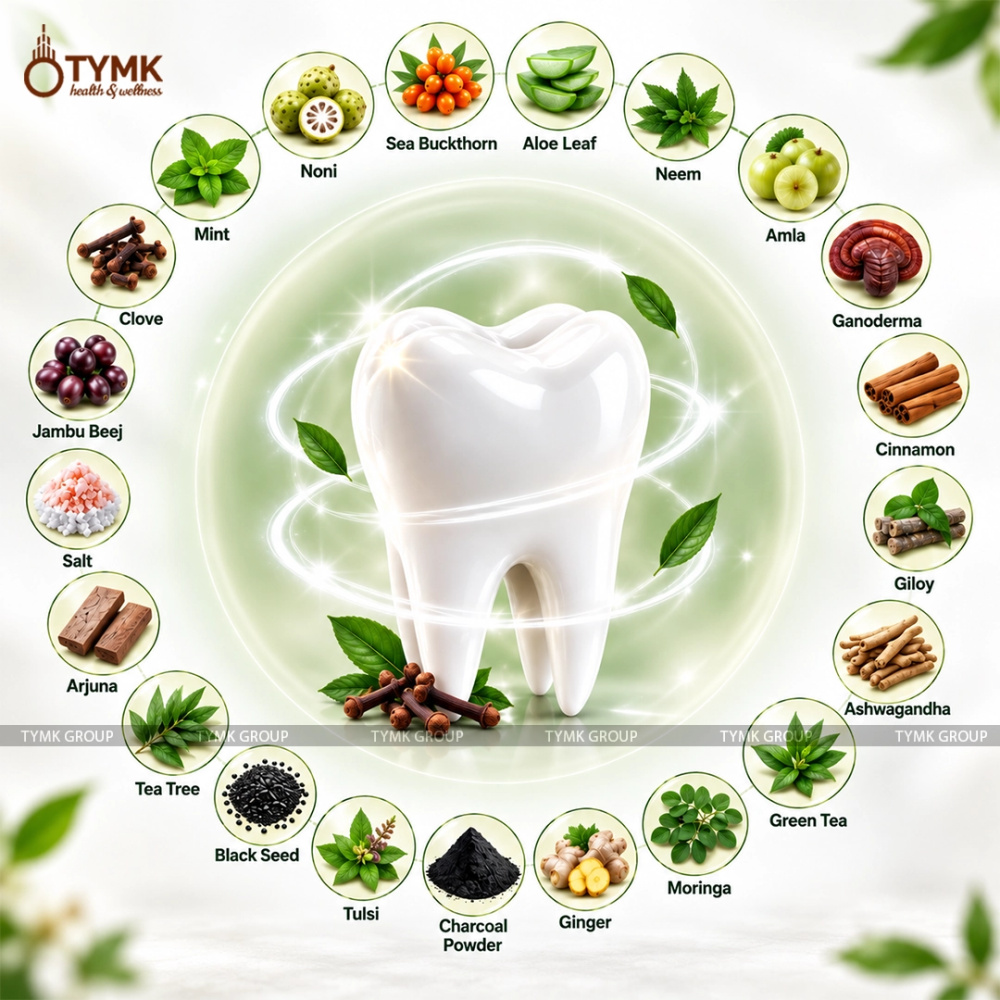 21 Herbs Toothpaste (Sulfate Free) (Clove Flavour)