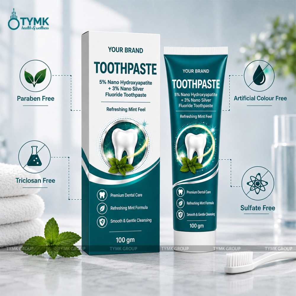 Toothpaste 3% NSF + 5% Nano Hydroxyapatite (Sulfate Free)