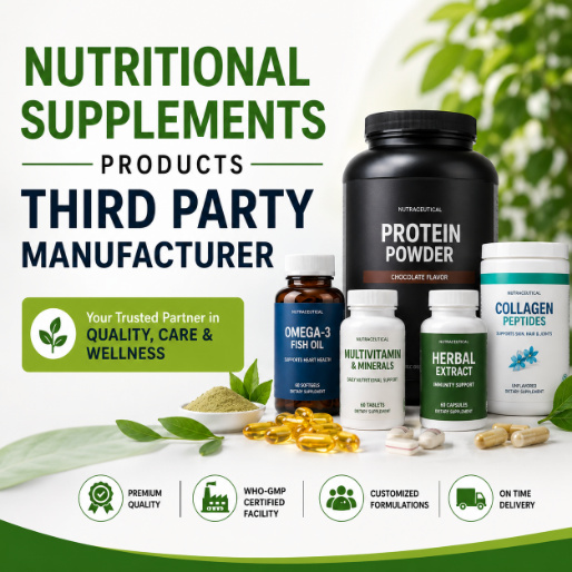 Premium Nutritional Supplements Products Third Party Manufacturer