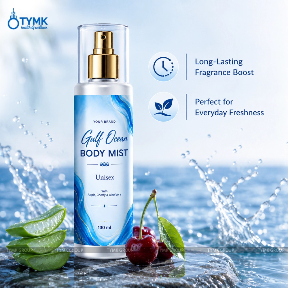 Body Deo Unisex (body Mist)  (gulf Ocean-with Apple, Cherry & Aloe Vera)