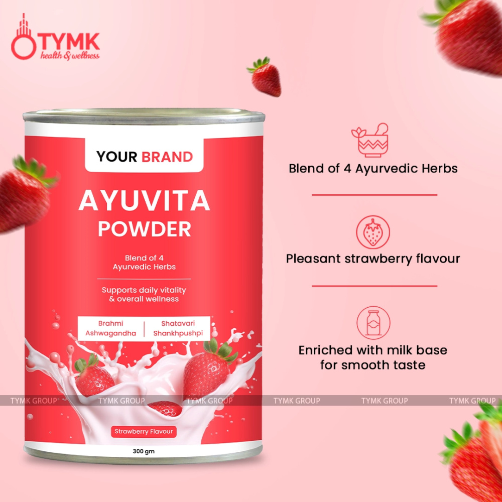 Ayuvita Powder (with Strawberry Flavour)