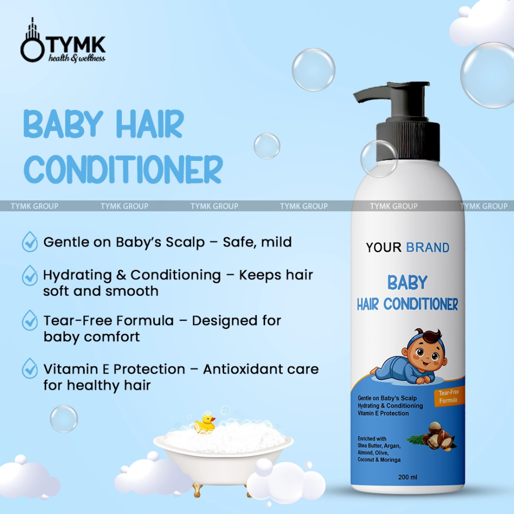 Baby Hair Conditioner (with Shea Butter, Argan & Moringa)