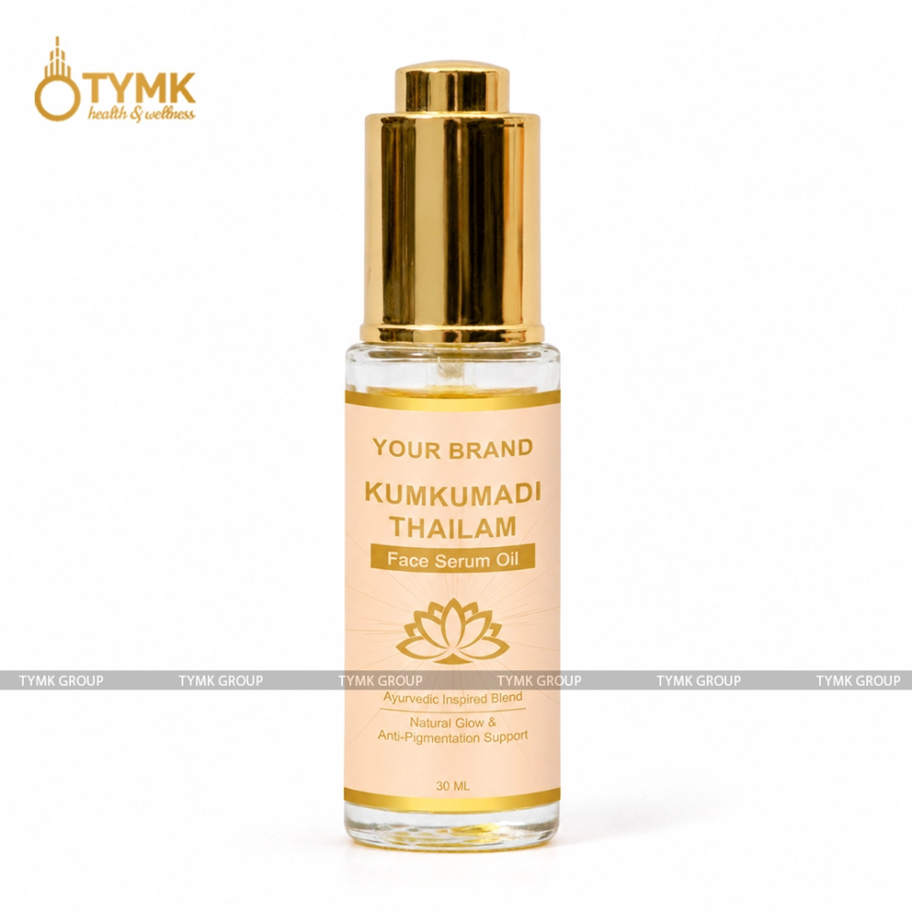 Kumkumadi Thailam - Face Serum Oil (❗❗Regular Quality - BASE: with Mineral Oil, Colour & Fragrance Base)