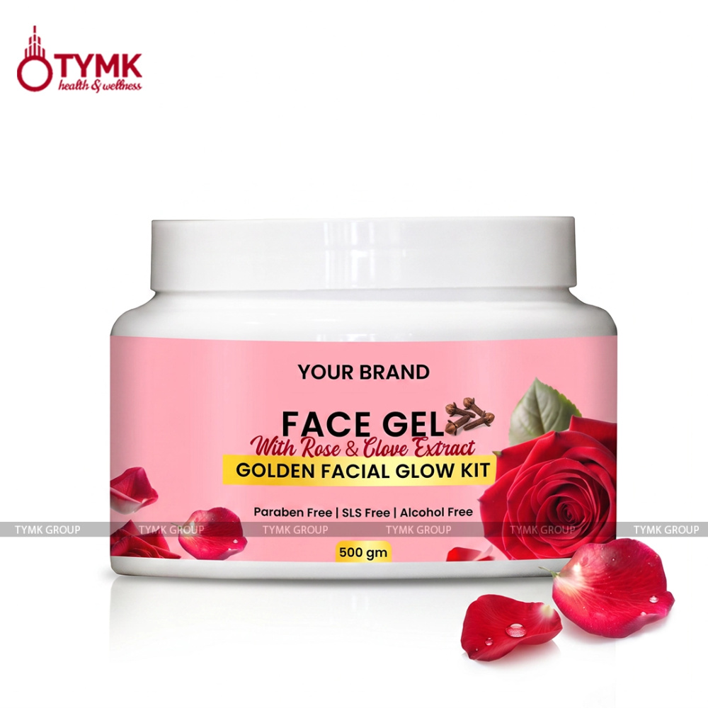 Face Gel (With Rose & Clove Extract) (Golden Facial Glow Kit)