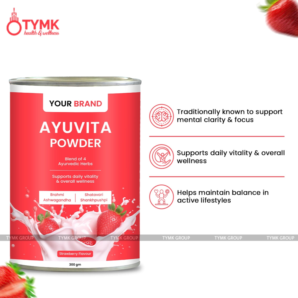 Ayuvita Powder (with Strawberry Flavour)