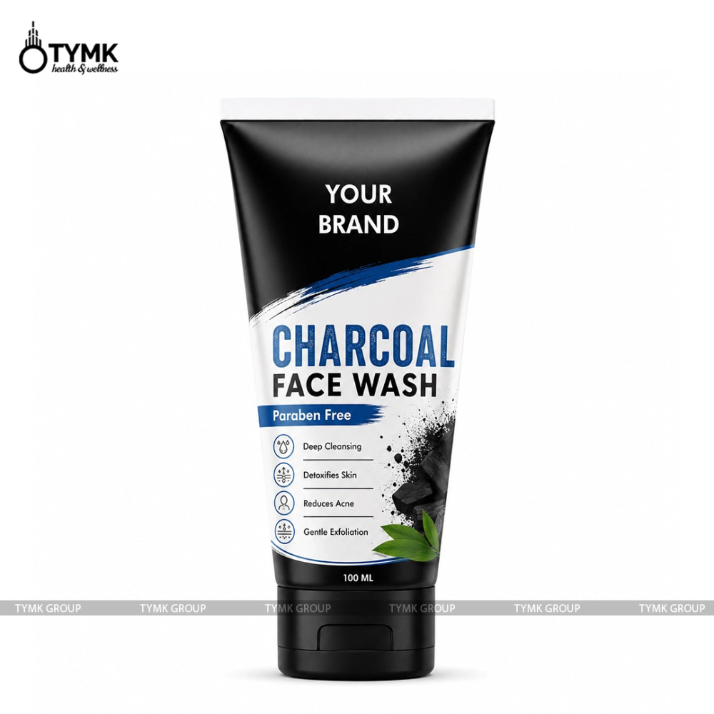Charcoal Face Wash (With Sulfate/ Paraben Free)