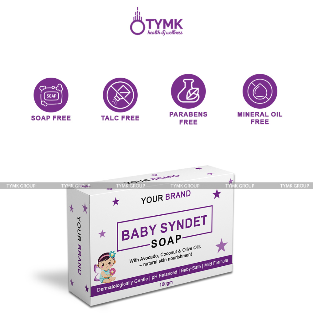 Baby SYNDET Soap - 5.5 PH (With Avocado, Coconut & Turmeric)