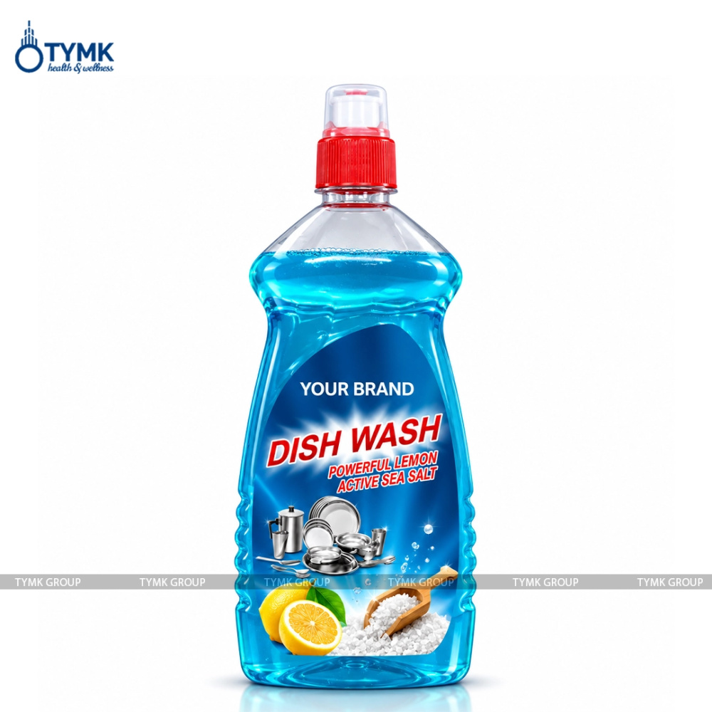 Dish Wash With Lemon And Sea Salt (double Power) (blue)