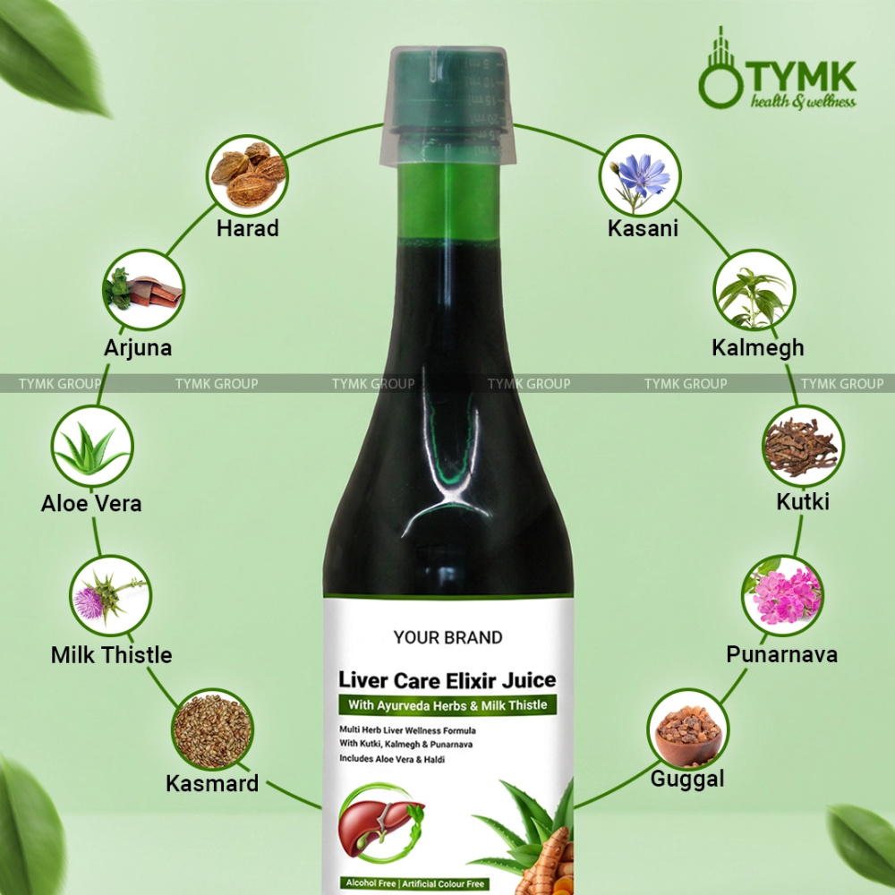 Liver Care Elixir Juice (With Ayurveda Herbs & Milk Thistle)