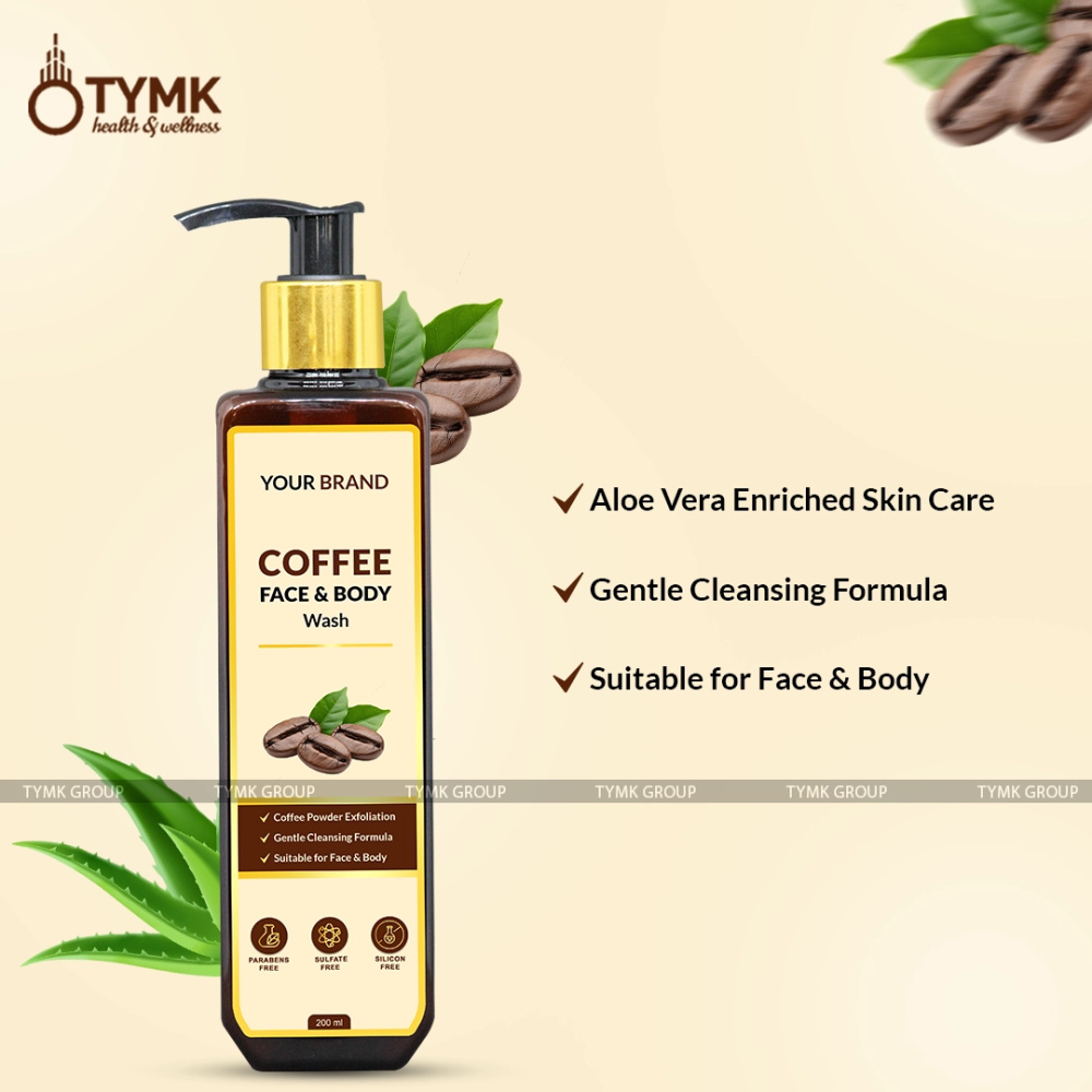Coffee Face & Body Wash -morning Bath Tonic (sls Free/paraben Free/phosphate Free/gmo Free)