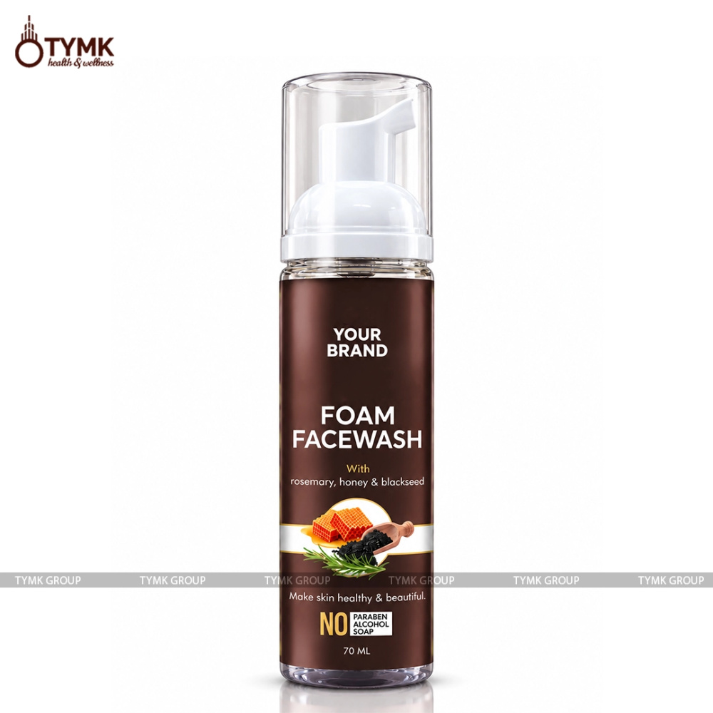 Foam Facewash  (with Rosemary, Honey & Blackseed)