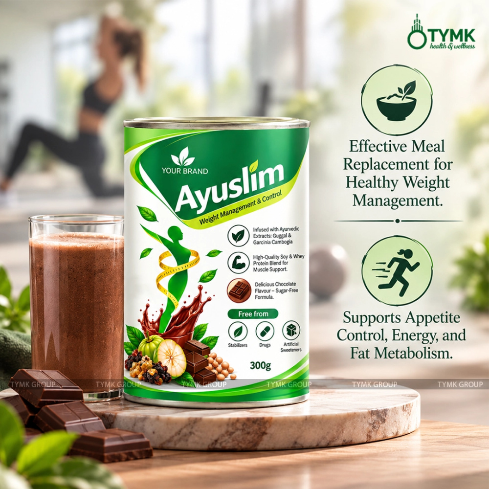 Ayuslim Weight Management & Control  (chocolate Flavour) (with 20+ Vitamins & Minerals)