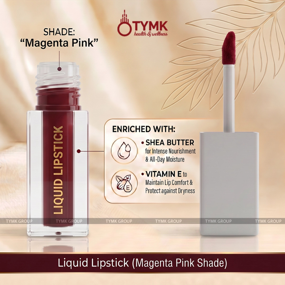 PRIME OPULENT - Liquid Lipstick (Magenta Pink Shade) (Long Lasting)