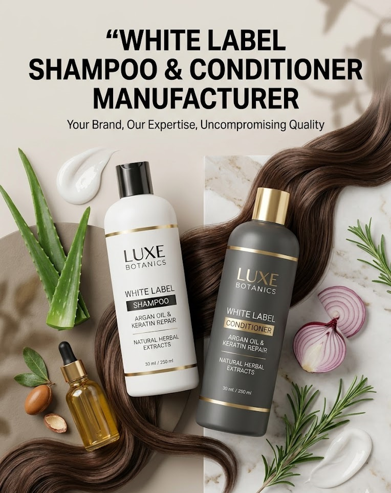 White Label Shampoo & Conditioner Manufacturing: The Smartest Way to Build a Hair Care Brand