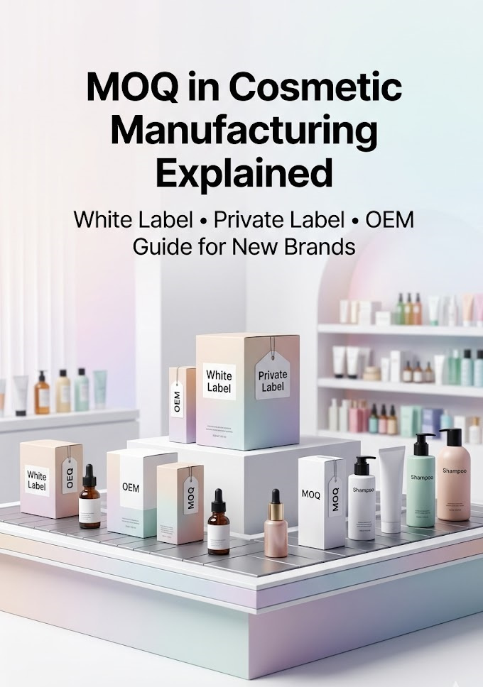 MOQ in Cosmetic Manufacturing Explained for New Brands in India