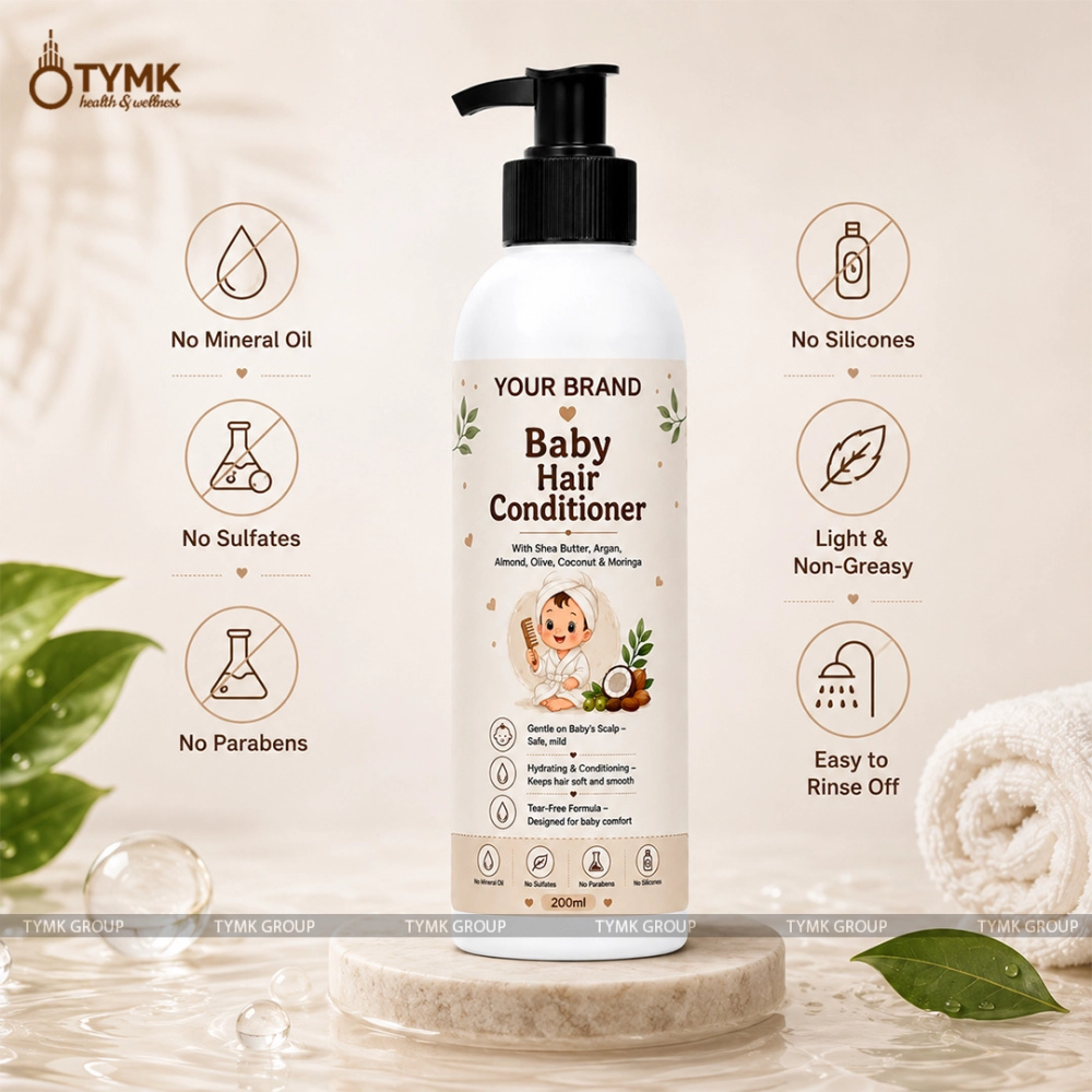 Baby Hair Conditioner (with Shea Butter, Argan & Moringa)