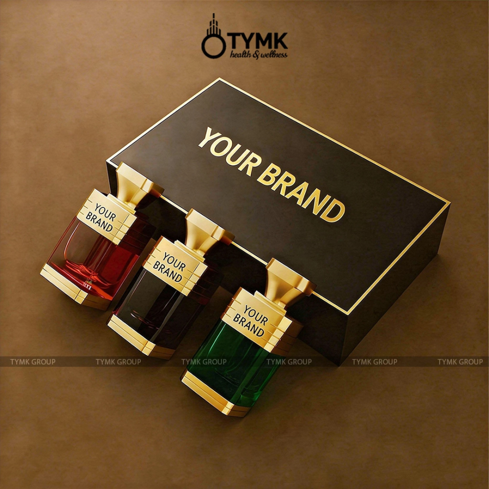 3IN1 - Perfume Combo Kit - Each 50ml (AHMED AL MAGHRIBI BIDUN ESAM-RMFF024, JO MALONE BASIL AND NEROLI 2016- RMFF202, AROMATIC COLOGN FF - RMFF310)