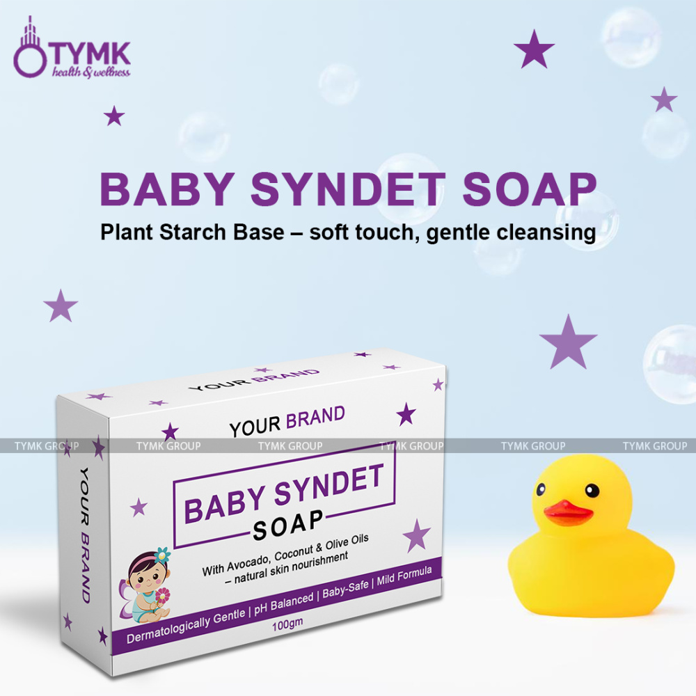 Baby SYNDET Soap - 5.5 PH (With Avocado, Coconut & Turmeric)