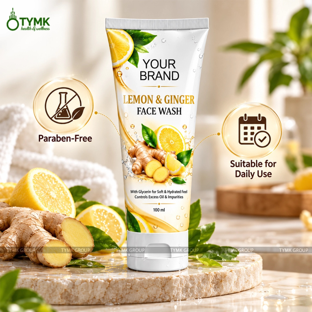 Lemon 🍋 & Ginger Face Wash (paraben Free)
