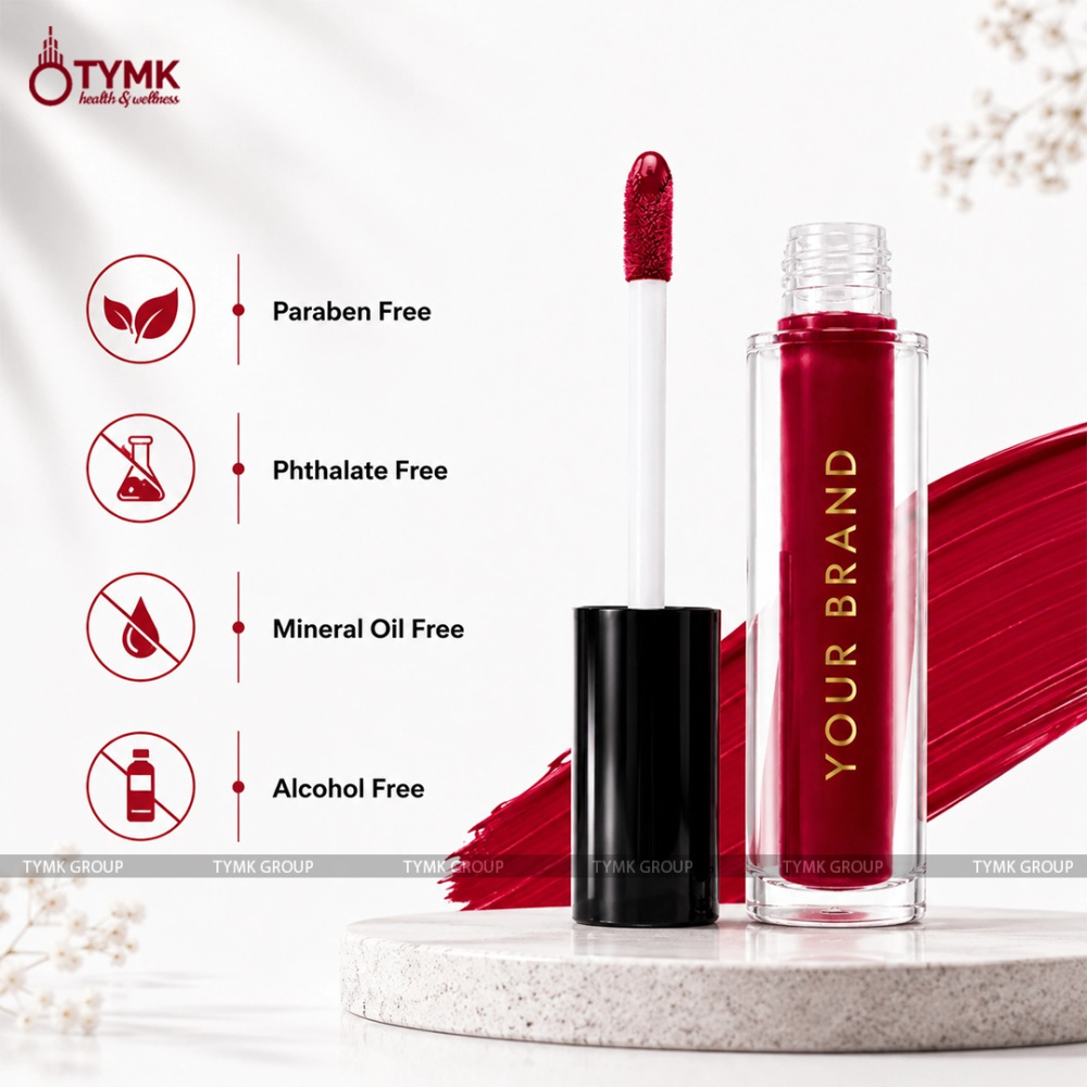 Opulent Glam Liquid Lipstick (Blood Red) (Long Lasting)