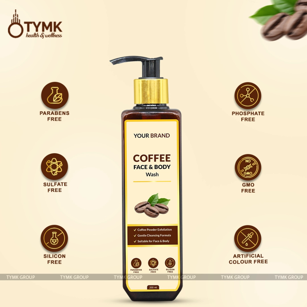 Coffee Face & Body Wash -morning Bath Tonic (sls Free/paraben Free/phosphate Free/gmo Free)