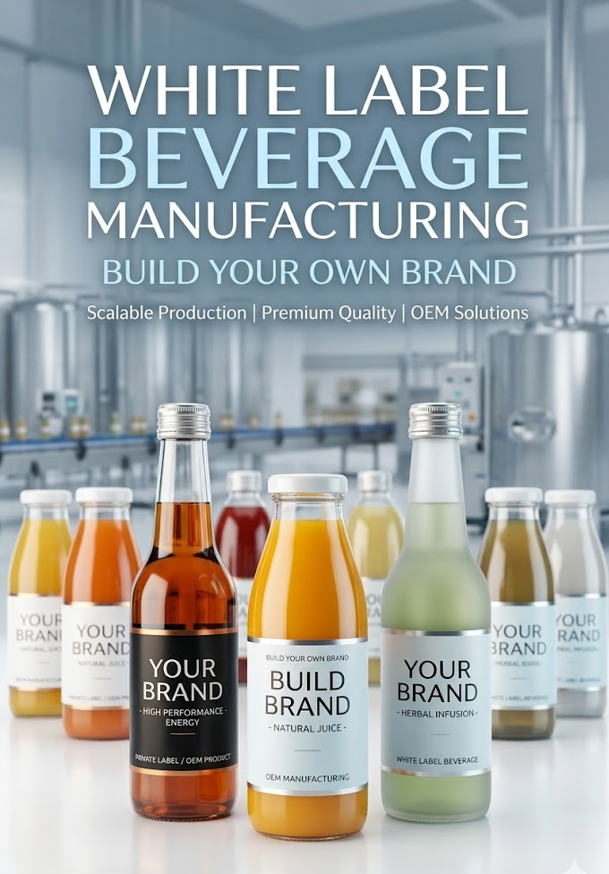 Beverages Products White Label Manufacturer (Practical Guide 2026)