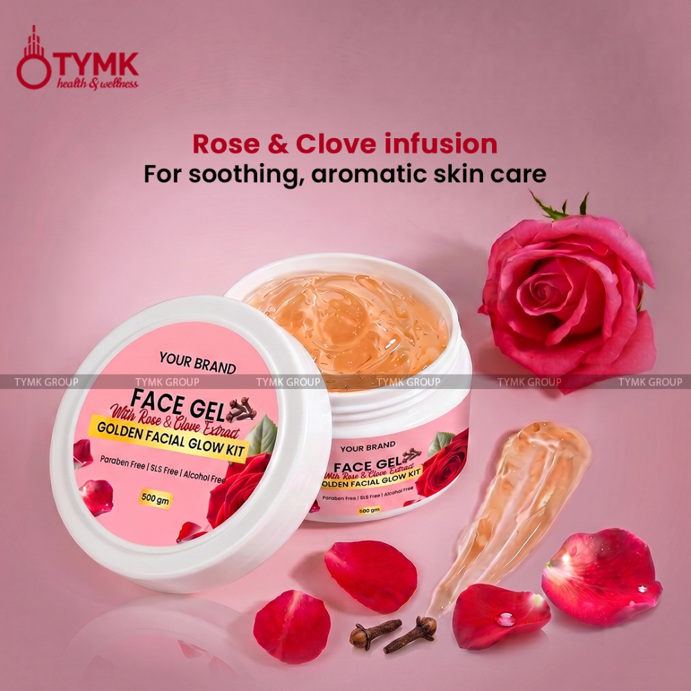 Face Gel (With Rose & Clove Extract) (Golden Facial Glow Kit) - 25 GM
