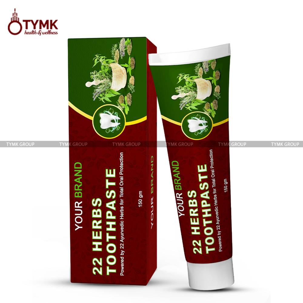 22 Herbs Toothpaste (Sulfate Base) (Clove Flavour)