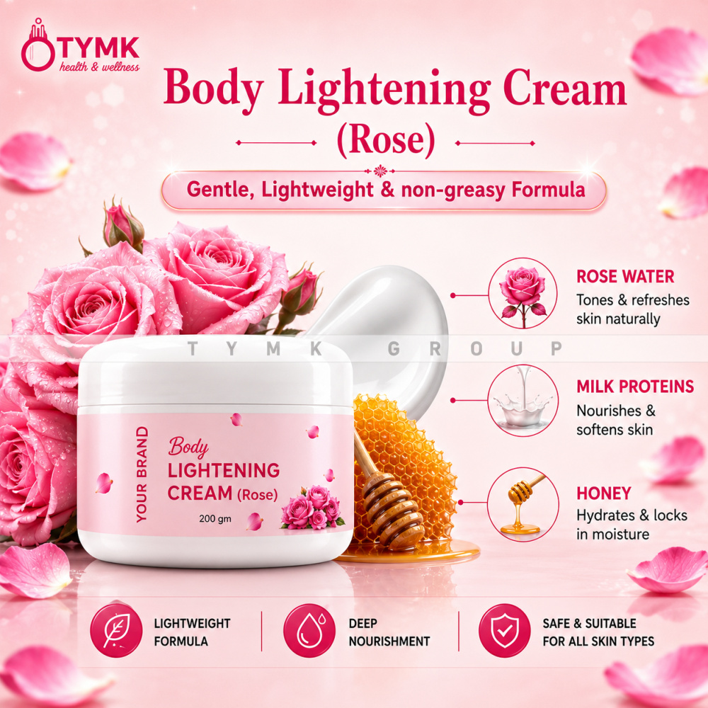 Body Lightening Cream (Rose, Honey & Milk) (◼️AF - Type)