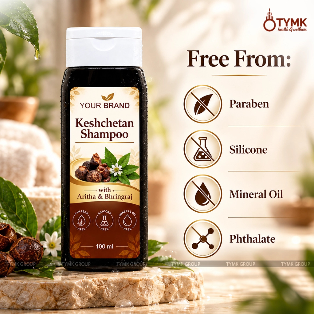 Keshchetan Shampoo (with Aritha & Bhringraj)